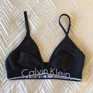 Black Calvin Klein Bralette